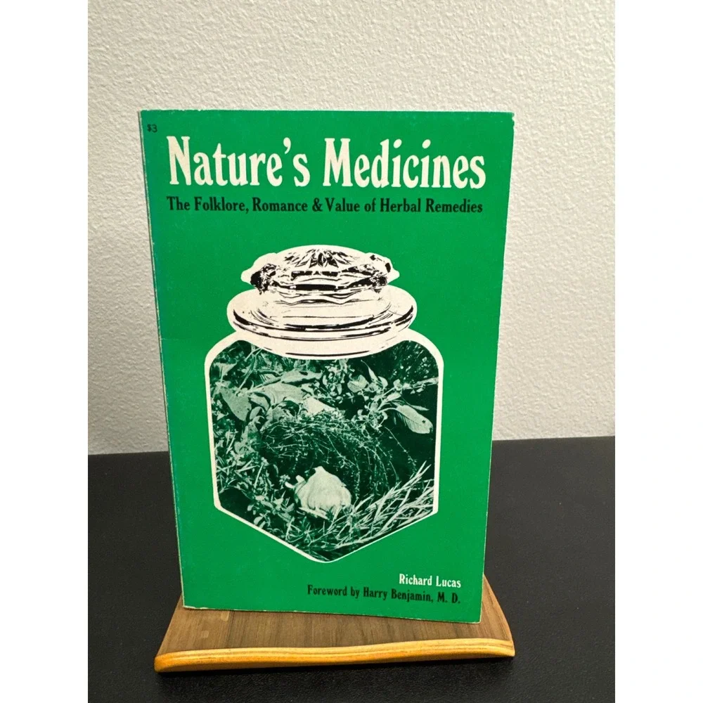 Nature's Medicines Richard Lucas 1968 Herbal Remedies Folklore Vintage Paperback